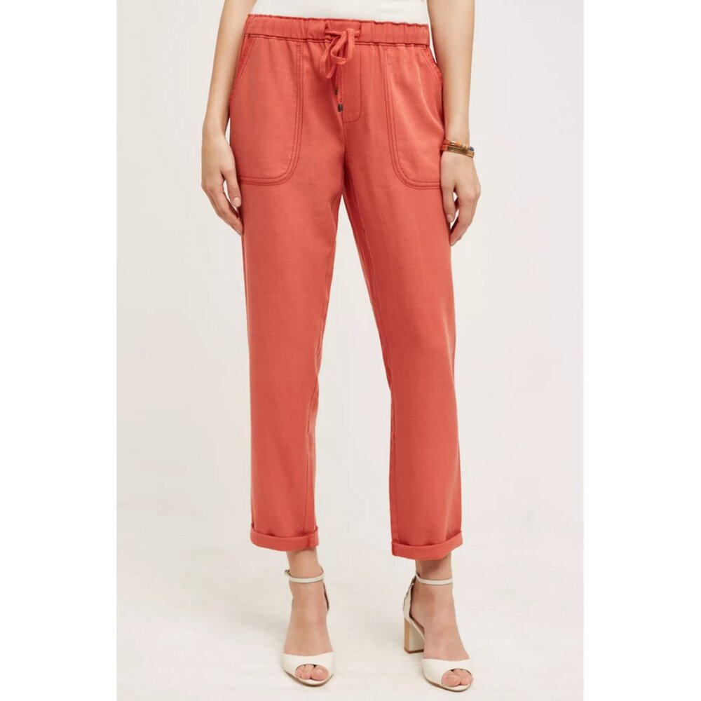 Hei Hei x Anthroplologie Sz. L Orange Mora Trousers